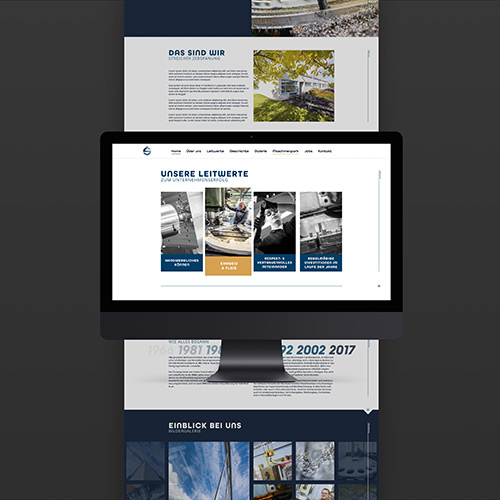 Webdesign für Streicher Zerspanung